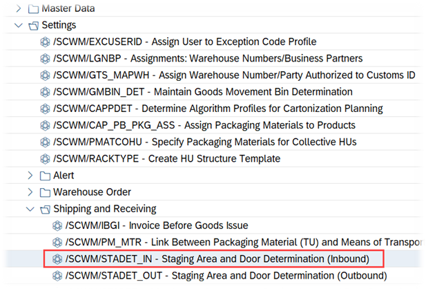SAP EWM Inbound staging bin determination_08